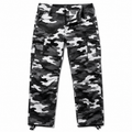 Premium Black & White Camouflage Cargo Trousers | coolemanwear