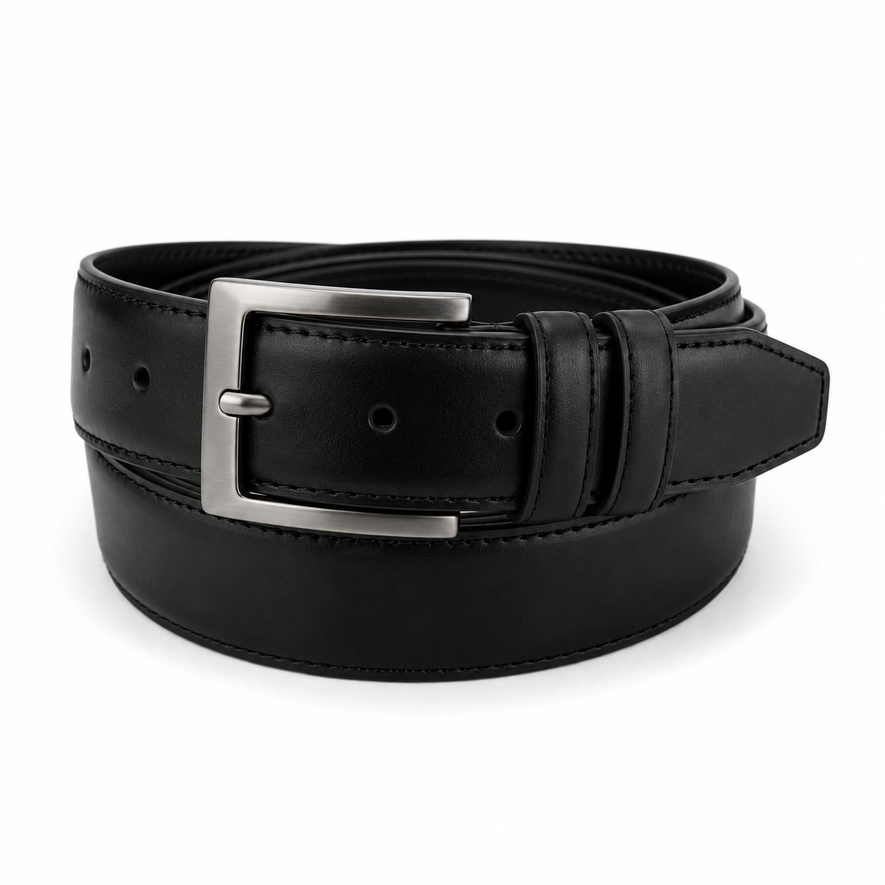 Premium Black Leather Belt | coolemanwear
