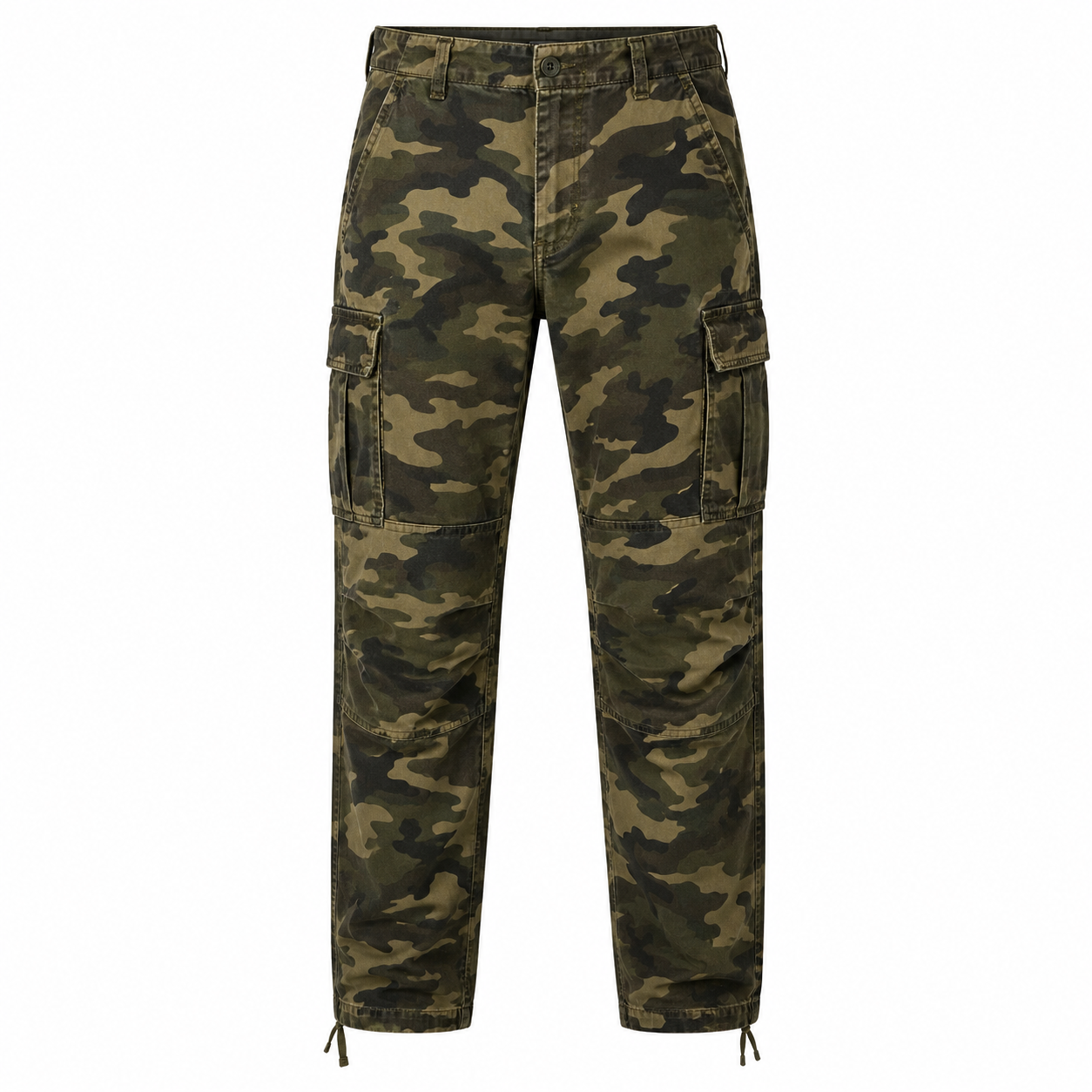 Premium Woodland Camouflage Cargo Trousers | coolemanwear