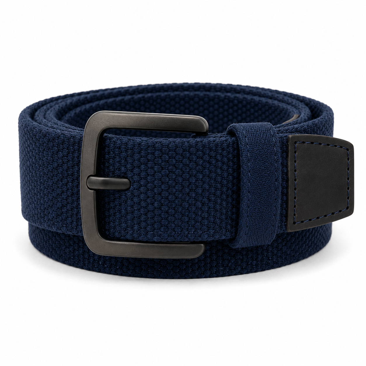 Premium Navy Cotton Web Belt | coolemanwear